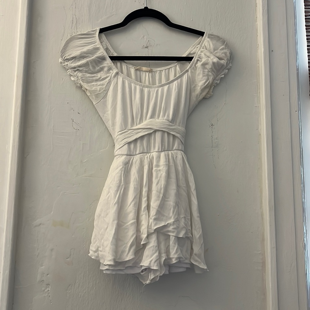 Altar’d state white XS romper